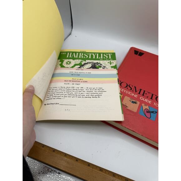 Vintage 1970s Cosmetology Book Set Keystone Guide + Piedmont Beauty College - Picture 6 of 6